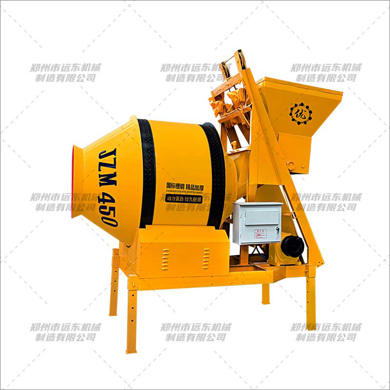 JZM450型全自動爬斗攪拌機(圖1) JZM450型全自動爬斗攪拌機(圖1)